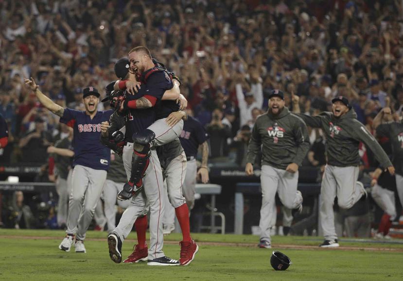 Los Medias Rojas de Boston son favoritos para repetir la Serie Mundial. (AP)