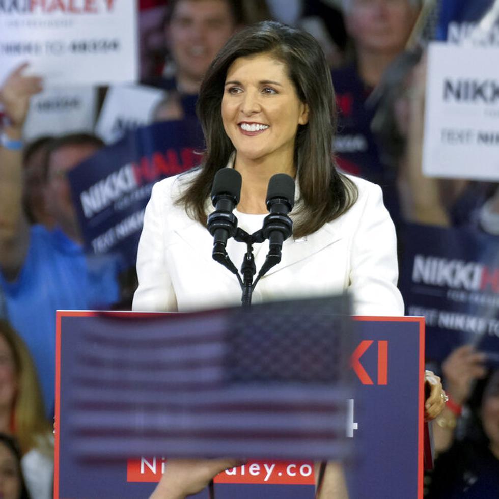 La exgobernadora de Carolina del Sur Nikki Haley, pese a que no ha ganado ninguna primaria, ha decidido seguir en la contienda por la candidatura presidencial republicana.