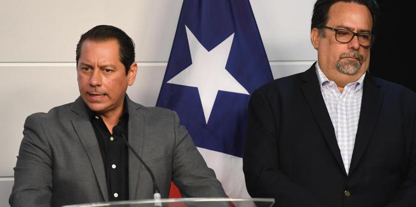 Juan Dalmau and Denis Márquez from Puerto Rican Independence Party.