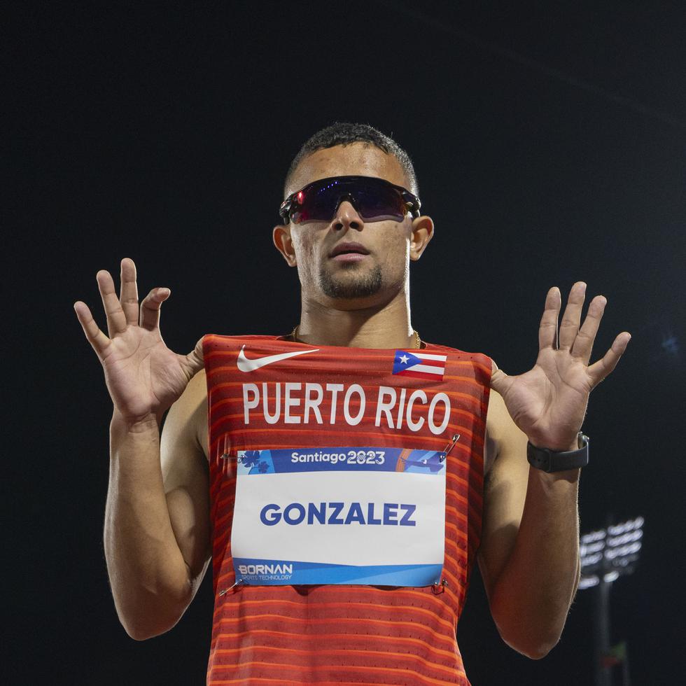 Diego González se convirtió en los Juegos de Santiago 2023 en el primer boricua en avanzar a una final de los 100 metros en la historia de los Panamericanos.