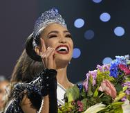 La estadounidense R’Bonney Gabriel, recién coronada como Miss Universe 2022.
