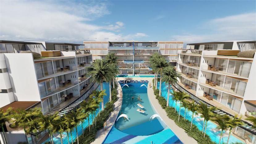 Aurora Luxury es uno de los proyectos de inversión turística que se mercadean en Punta Cana para entregas entre 2023 y 2024. En este caso, se incluye oferta atractiva para familias, con disponibilidad de guardería en horario continuo y parques para chicos.