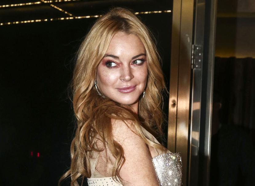 Lindsay Lohan defendió a Harvey Weinstein. (AP)