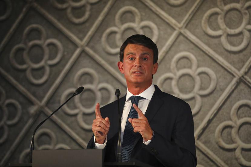 El exprimer ministro francés Manuel Valls nació en Barcelona hace 56 años. (AP)