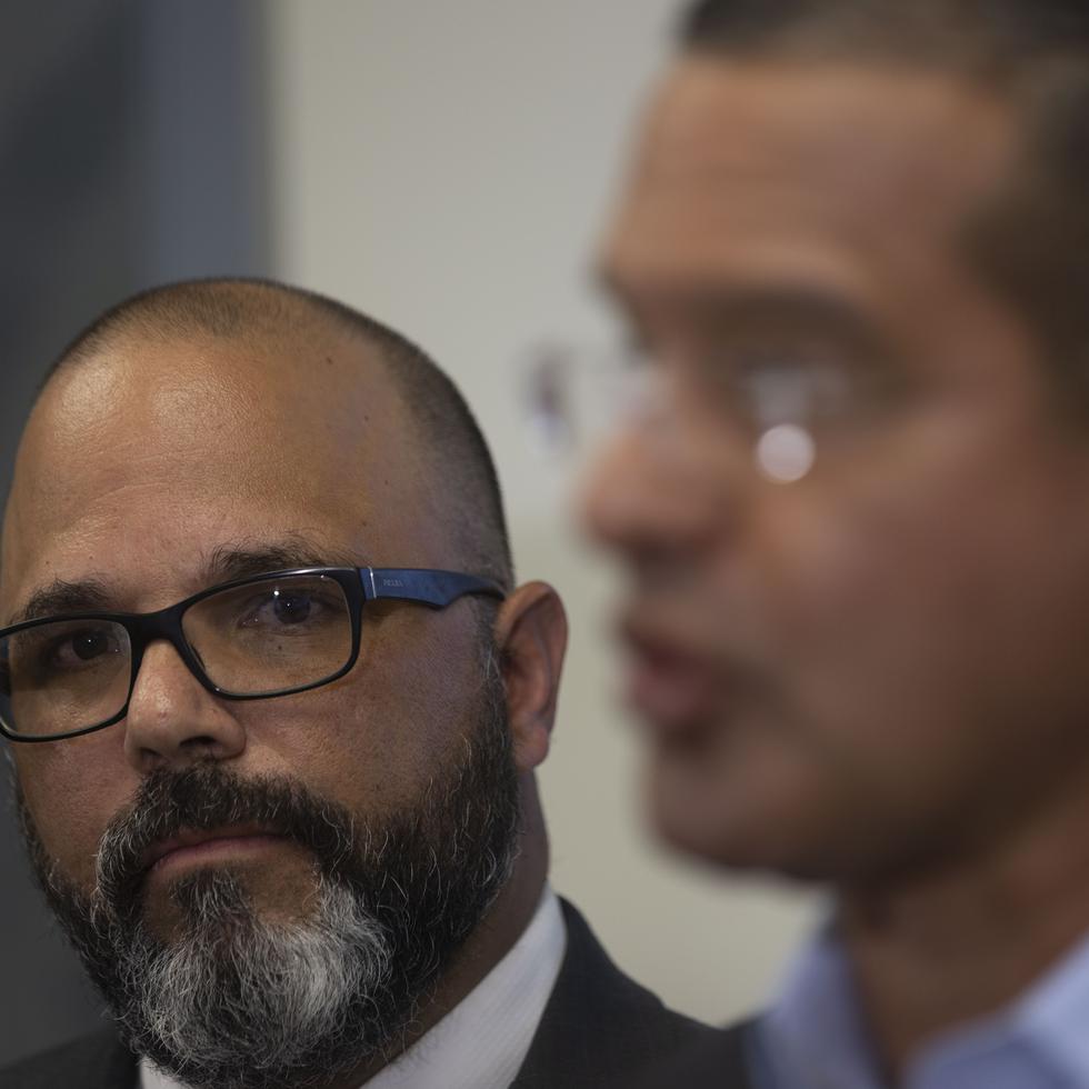 El gobernador Pedro Pierluisi y el director de COR3, Manuel Laboy (izquierda), hicieron el anuncio del acuerdo con FEMA en redes sociales.