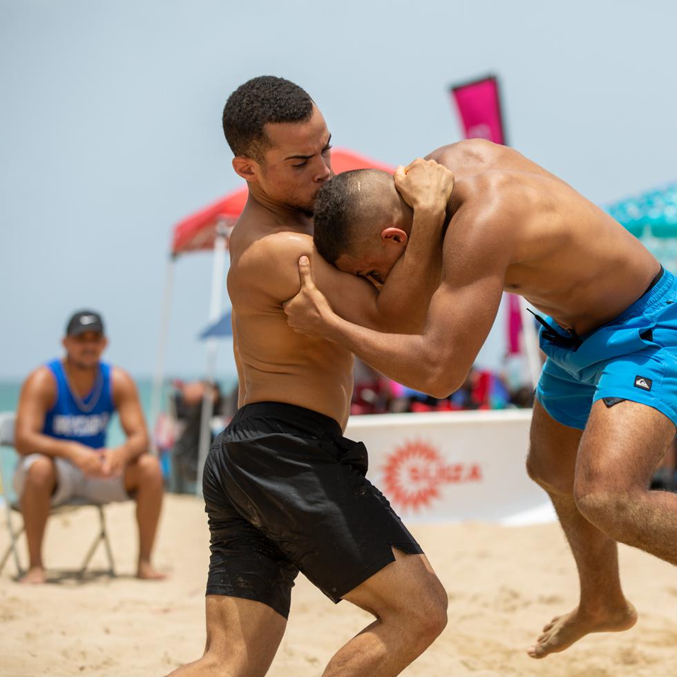 El Festival Olímpico de Playa incluirá acción en la lucha sobre arena, disciplina con combates mucho más rápidos que en la modalidad tradicional de lucha olímpica.