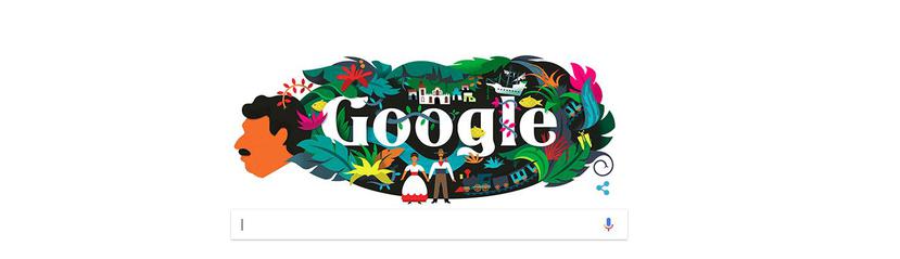 El "doodle" recrea el mundo imaginario de Macondo, del libro "Cien años de soledad". (Google)