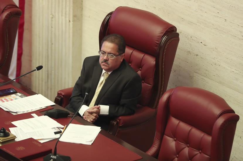 En la foto, Jose Luis Dalmau, presidente del Senado.