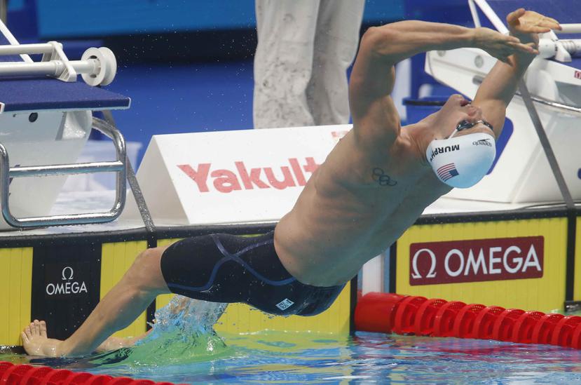 En la imagen, uno de los nadadores estadounidenses, Ryan Murphy. (AP)