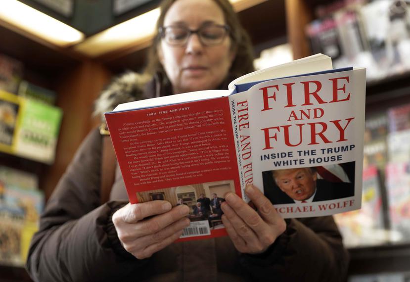 El libro "Fire and Fury" fue escrito por Michael Wolff. (AP)