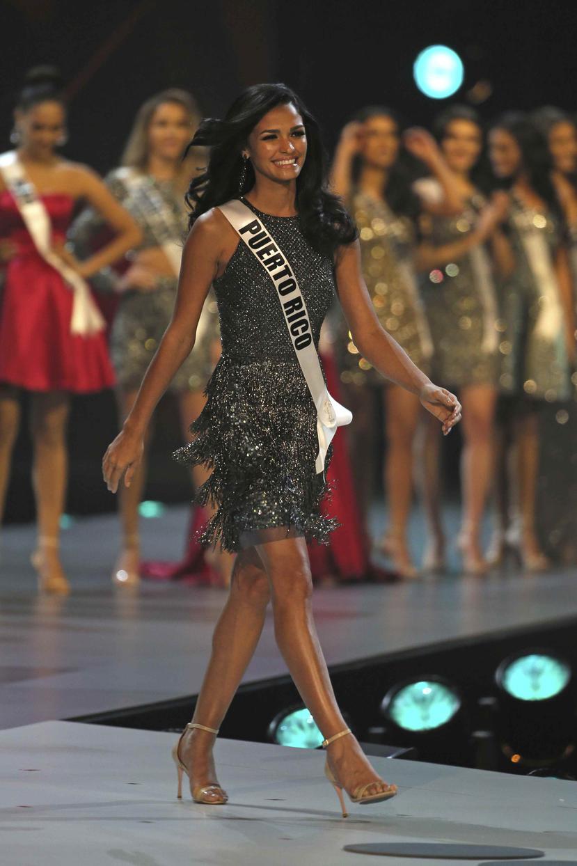 Kiara Liz Ortega durante su participación en la final. (AP)