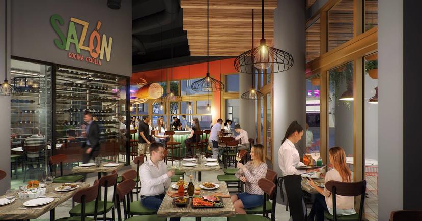 El restaurante Sazón Cocina Criolla, con capacidad para 160 personas, pronto anunciará su fecha de apertura.