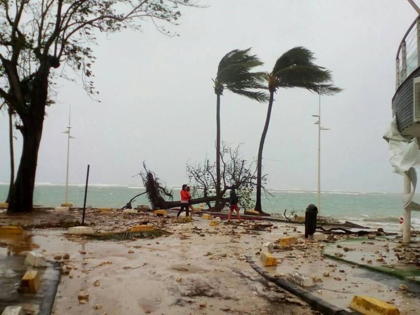 María es uno de los huracanes más poderosos en tocar Puerto Rico.  (AP / Dominique Chomereau-Lamotte)
