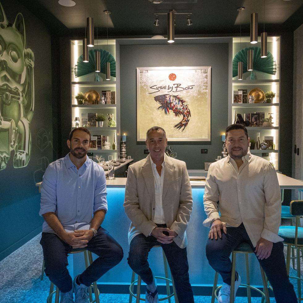 El innovador concepto "omakase" de Sushi by Bou llega a Puerto Rico de la mano de los empresarios Paco López, el creador del concepto en Nueva York, Michael Sinensky, y Shimmy McHugh.