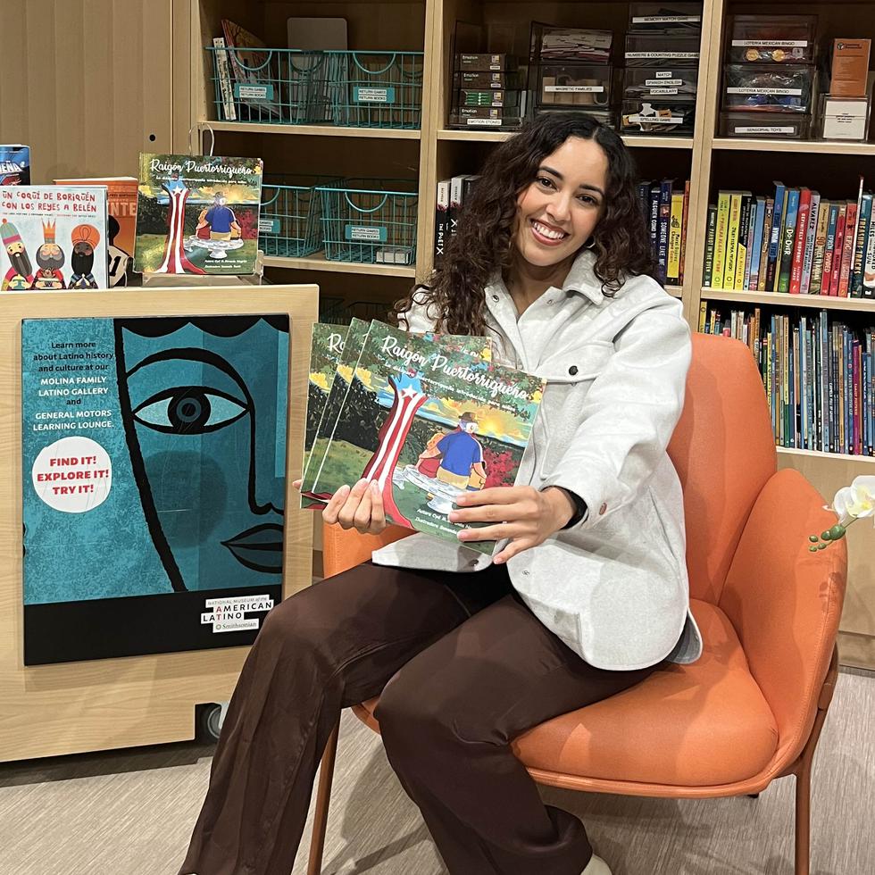 La comunicadora Cyd Marie Miranda Negrón, quien presenta el sábado su libro "Raigón Puertorriqueño: la diáspora puertorriqueña introducida para niños".

FOTO SUMINISTRADA