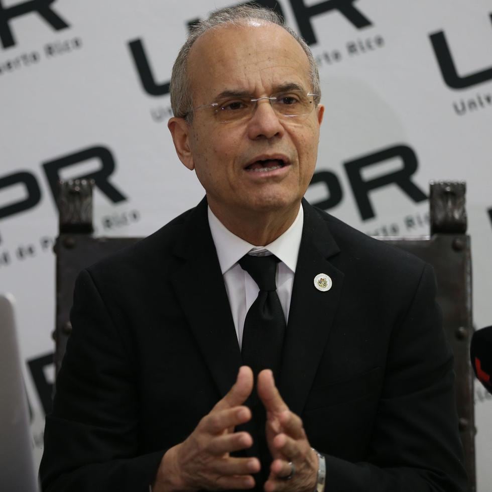 El expresidente de la Universidad de Puerto Rico Jorge Haddock.