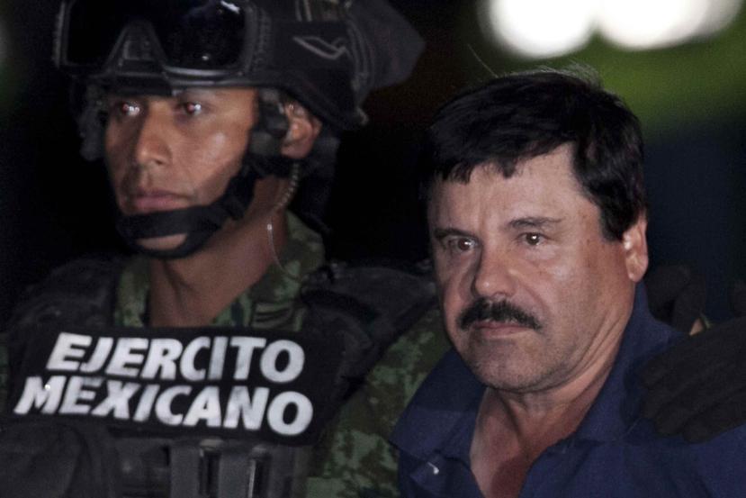 El narcotraficante mexicano Joaquín "Chapo" Guzmán Loera está en la foto. (AP)