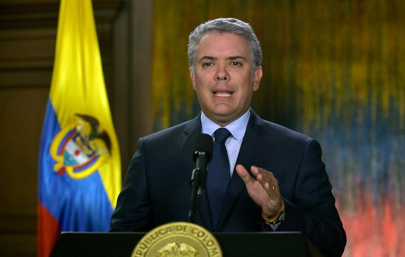 El presidente de Colombia, Iván Duque, hizo un pedido al país caribeño de apresar a los negociadores del Ejército de Liberación Nacional (ELN) que están en la isla. (Agencia EFE)