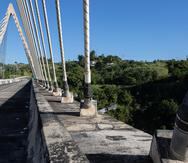 Diciembre 23, 2022 -  NarranjitoReportaje Especial sobre las malas condiciones de el puente atirantado de Naranjito.Fotos por: Pablo Martínez Rodríguez (pablo.martinez@gfrmedia.com)