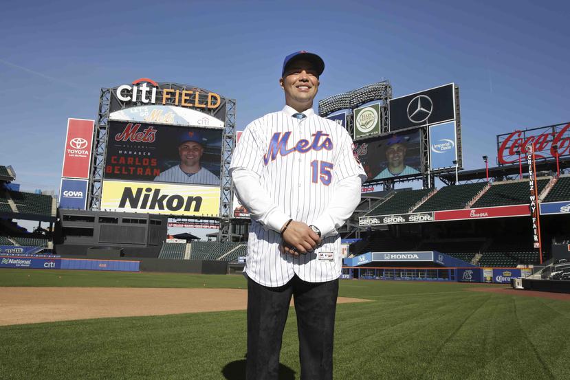 Carlos Beltrán tuvo experiencia con los Mets como jugador. (AP)