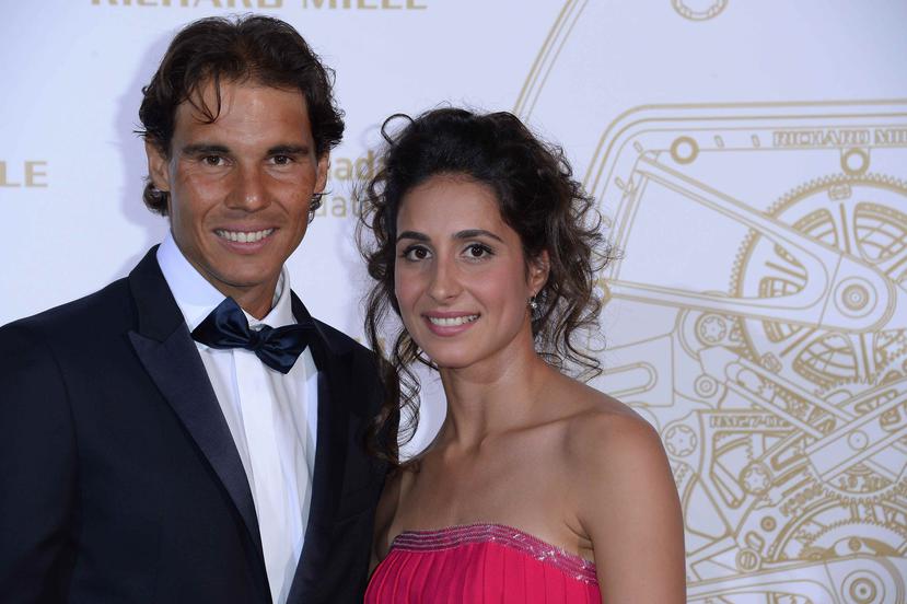 Rafael Nadal y María Francisca Perelló. (EFE)