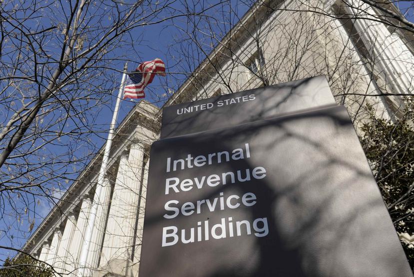 Exterior del Servicio Interno de Impuestos de Estados Unidos en Washington. (AP)