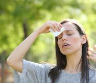 Los síntomas de un golpe de calor se producen cuando el cuerpo no puede ajustar su temperatura interna a la del ambiente externo.