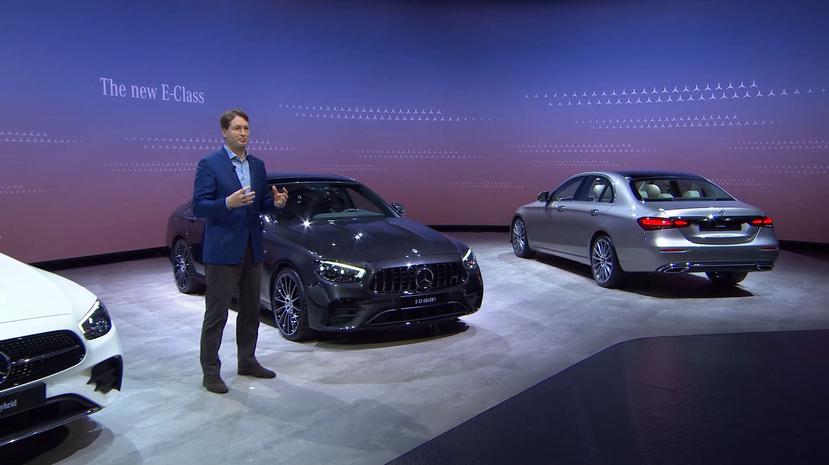 Presentación en línea del nuevo Mercedes-Benz E-Class. (Suministrada)