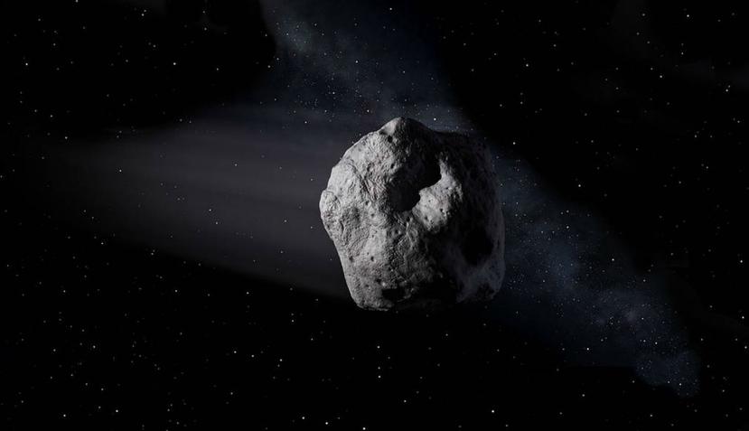 El asteroide Apofis tiene unos 1,066 pies de diámetro. (NASA)
