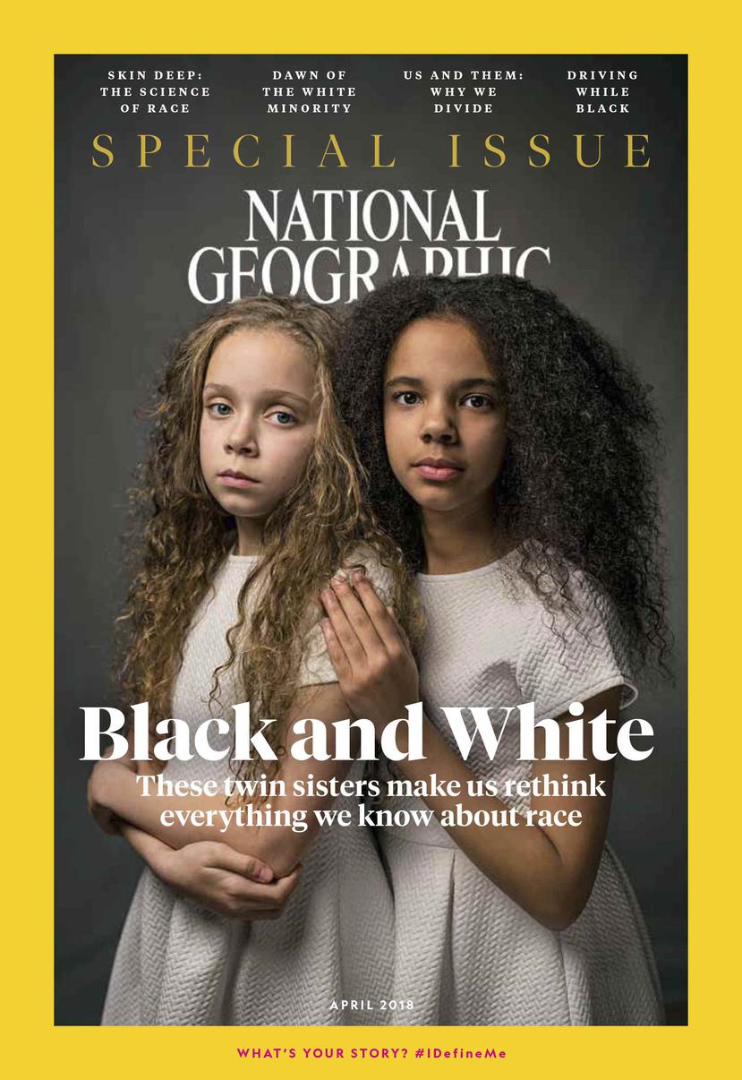 Imagen de la portada que será publicada en abril y que tratará el tema del racismo. (AP)