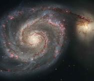 Foto de archivo que muestra la galaxia Whirpool, también conocida como la galaxia espiral M51. (NASA/ESA)