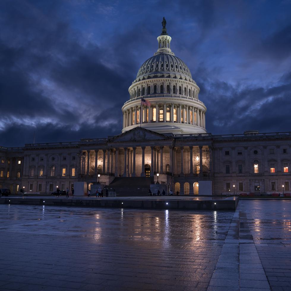 The Capitol is seen in Washington, Friday evening, Nov. 11, 2022.. (AP Photo/J. Scott Applewhite)