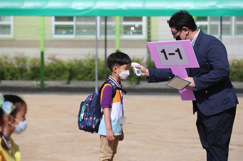 Corea del Sur registra la mayor cifra de contagios en casi dos meses. (Efe)