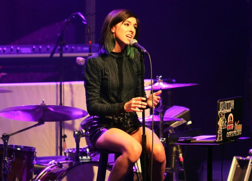 Ayer, Christina brindó una presentación en el Plaza Live de Orlando, Florida. (AP)