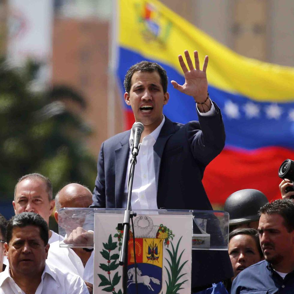 Juan Guaidó, líder opositor venezolano.