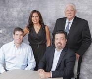 Socios de Shield Insurance Solutions, (desde la izquierda), Alfonso Lozada Jr, Maritere Maldonado, Andrés Lozada, Ricardo López-Cepero.