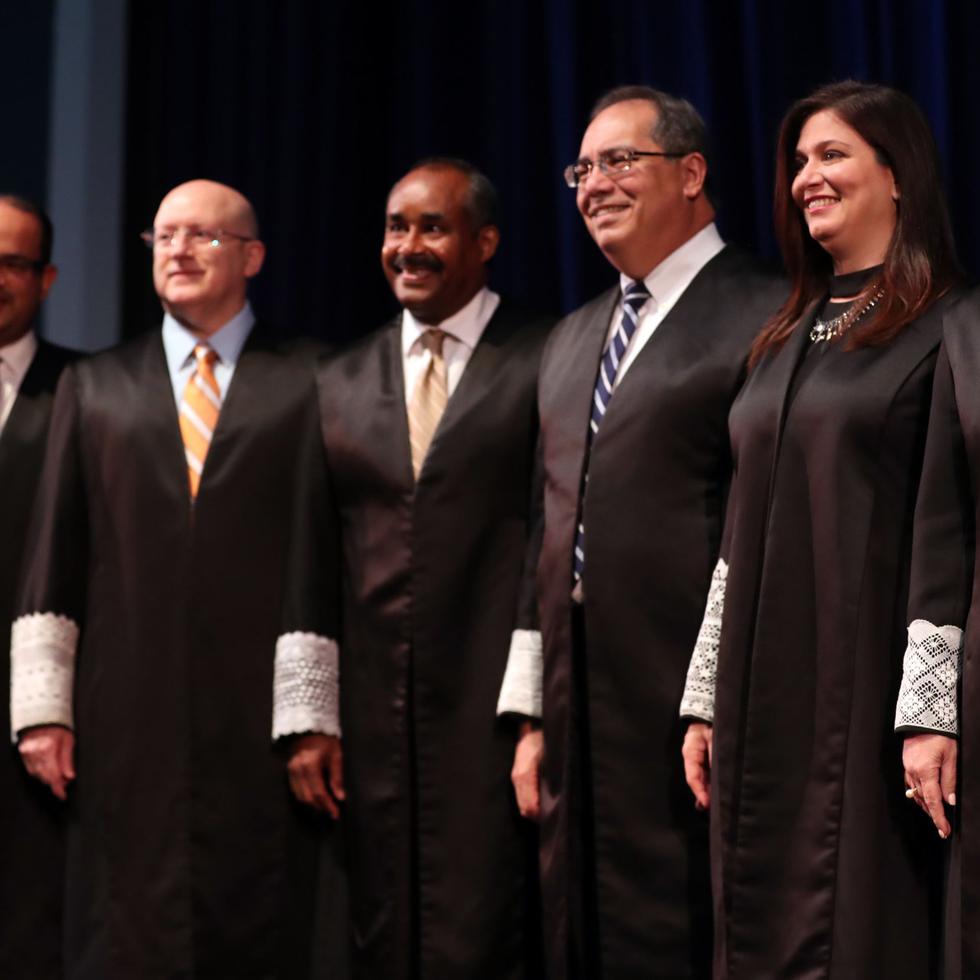Los 9 jueces del Tribunal Supremo de Puerto Rico