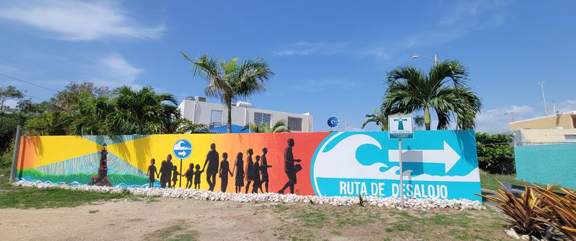 Mural en la comunidad Villa del Carmen en Ponce.