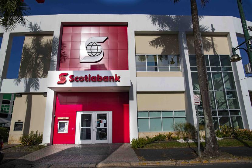 Sucursal de Scotiabank en Puerto Rico, cuya operación también pasará a Oriental. (GFR Media)