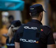Un agente de la Policía de España.
