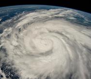 El huracán Ian visto desde la Estación Espacial Internacional el 26 de septiembre de 2022.