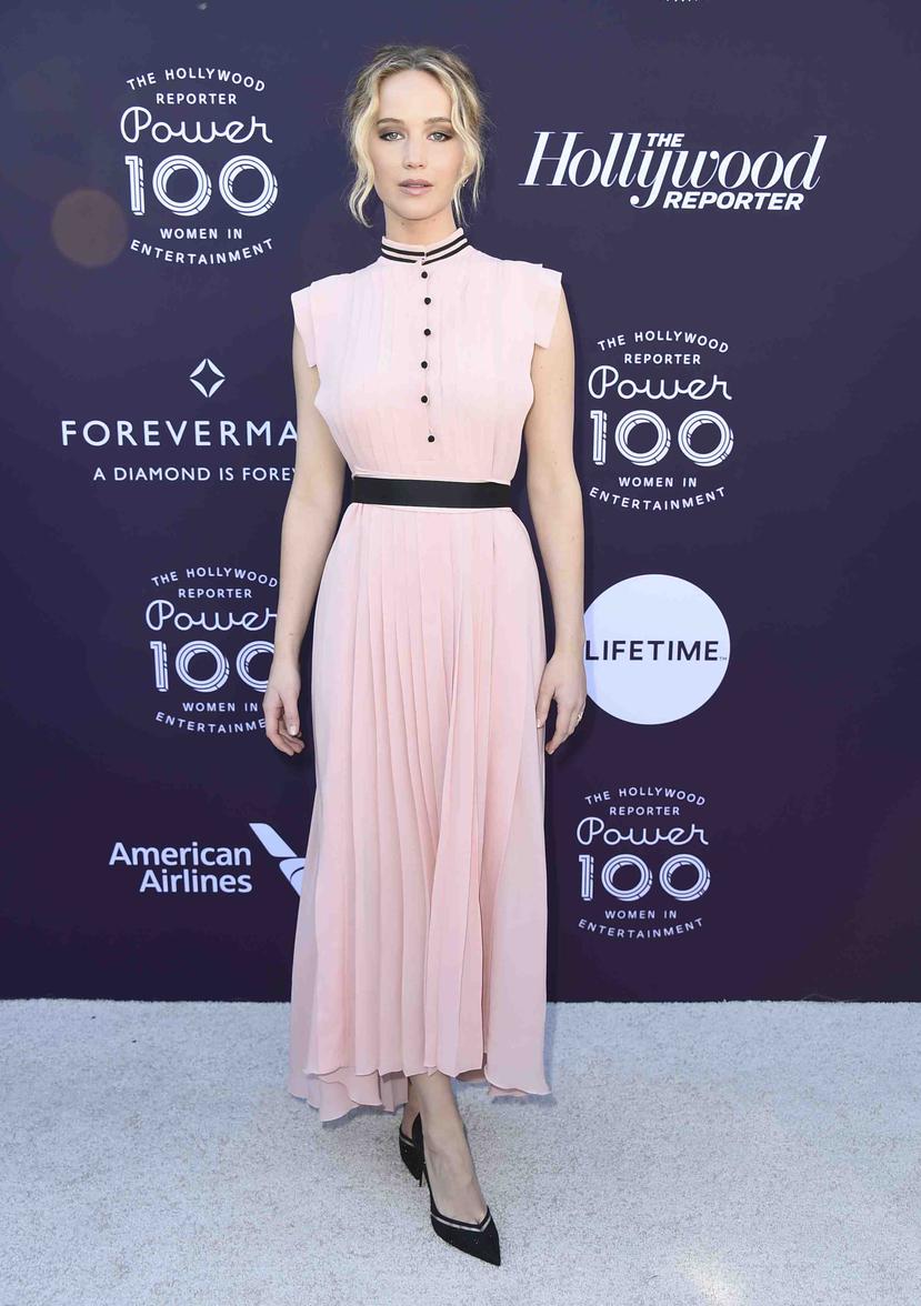 Jennifer Lawrence aseguró que a ella recibió un trato paternal por parte del productor de cine. (AP)

