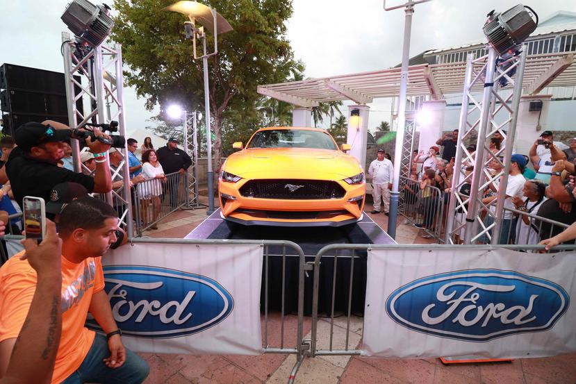 El nuevo Ford Mustang fue presentado por primera vez en la isla en la actividad Mustown, en La Parguera.