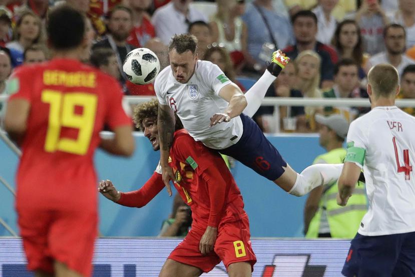 Bélgica derrotó 1-0 a Inglaterra en el cierre de la fase de grupos. (AP)