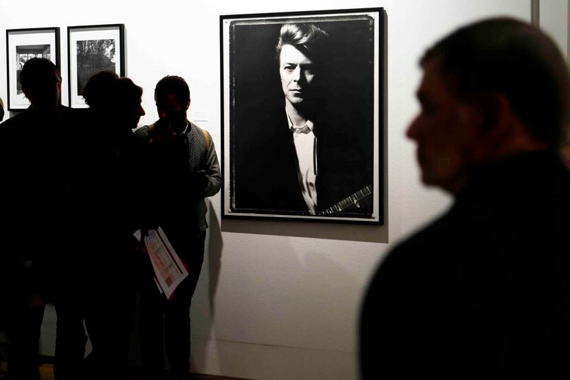 La muestra "Gus Van Sant", en el Musee de l'Elysee, en Suiza, muestra pinturas, fotografías, videos musicales y películas de David Bowie. (AP)