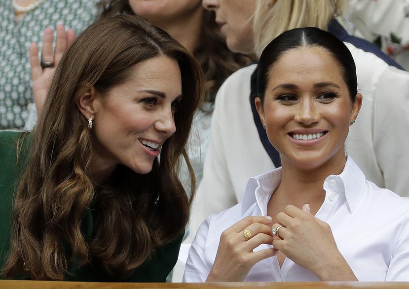 Meghan y Kate comparten en Wimbledon