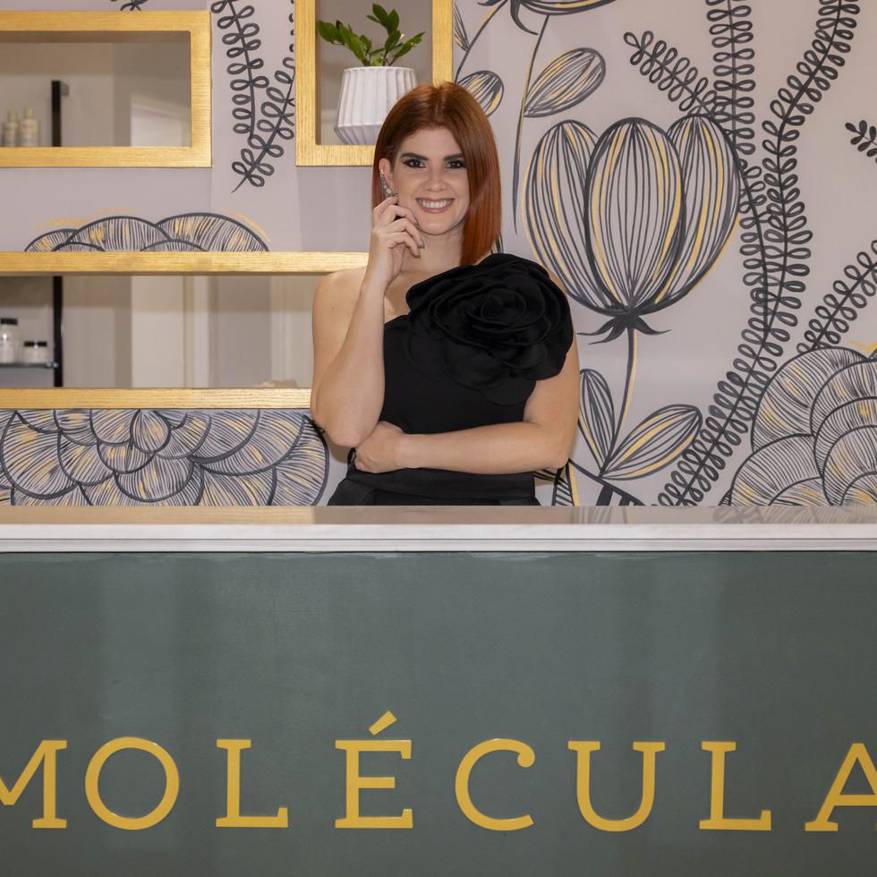 Gloritza Avilés es creadora del concepto detrás del salón de belleza Molécula, en The Mall of San Juan.
