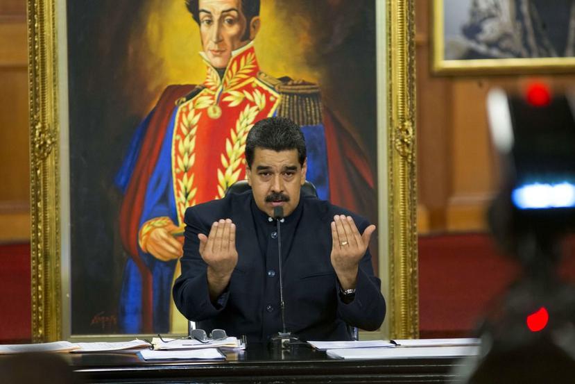 A Nicolás Maduro se le declarará "persona non grata". (AP)