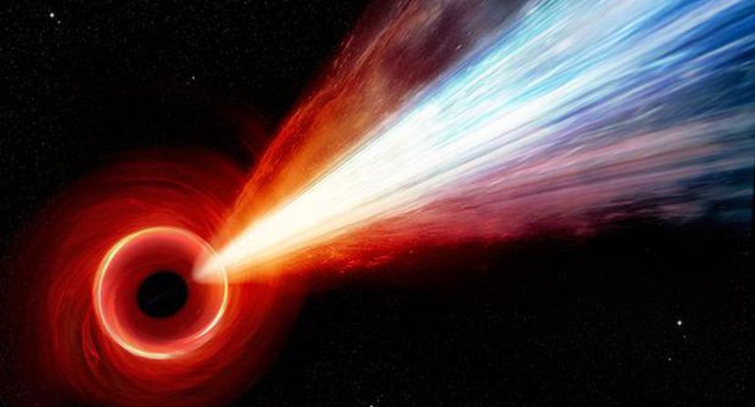 Representación artística dede M87, el agujero negro supermasivo del centro de la galaxia M87. (NASA/CXC/M.Weiss)