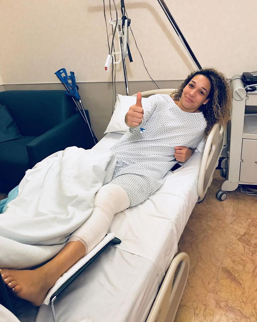 Santana colgó una foto en redes sobre esta cirugía. (Instagram / @dalysantana)